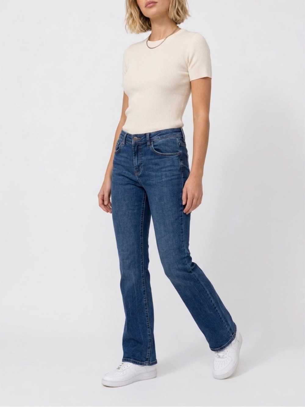 Levi's 725 High Rise Bootcut Women's Jeans 31 Stretch Denim Blue